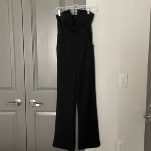 Strapless Black Jumpsuit
